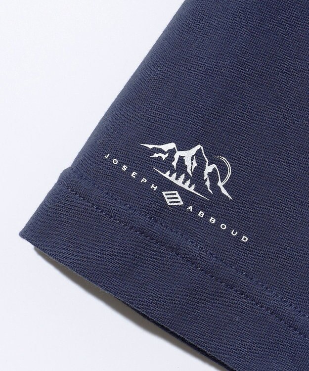 JOSEPH ABBOUD MOUNTAIN 【テーム・ヤルヴィモチーフ】ビオグレース天竺  Ｔシャツ ネイビー系