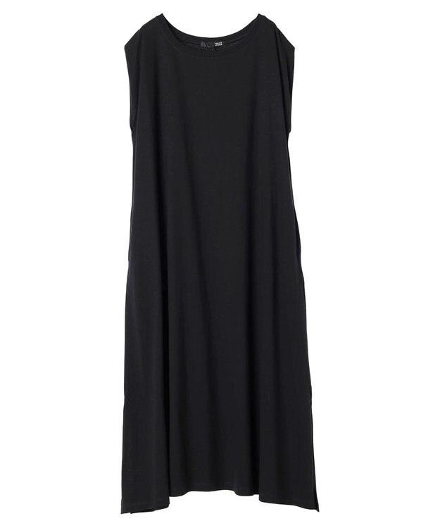 Green Parks ・ＳＵＧＡＲ　ＳＰＯＯＮ【ＣＯＯＬ】タックノースリワンピ Black