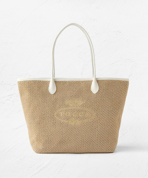 TOCCA 【A4サイズ対応】TO THE SUNLIGHT BAG かごバッグ アイボリー系
