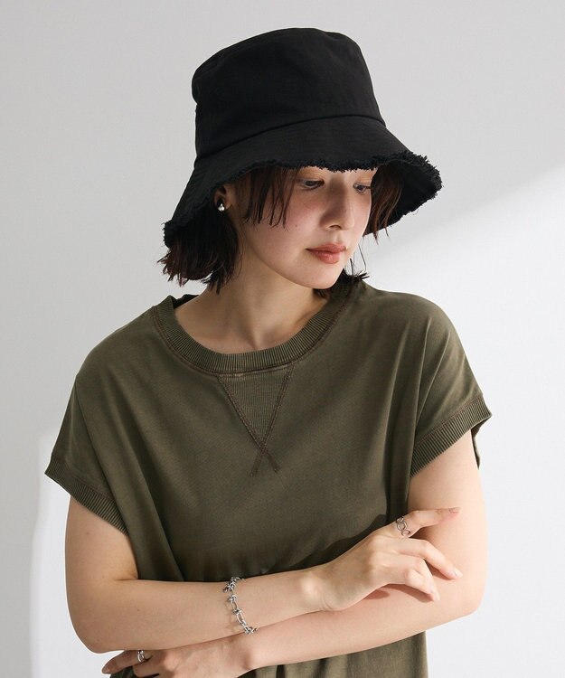 Green Parks ・ツイルフリンジハット Black