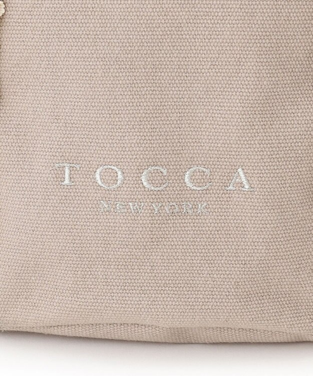 TOCCA 【八木アリサさん着用】TRILL TRIM CANVASTOTE キャンバストートバッグ ベージュ系