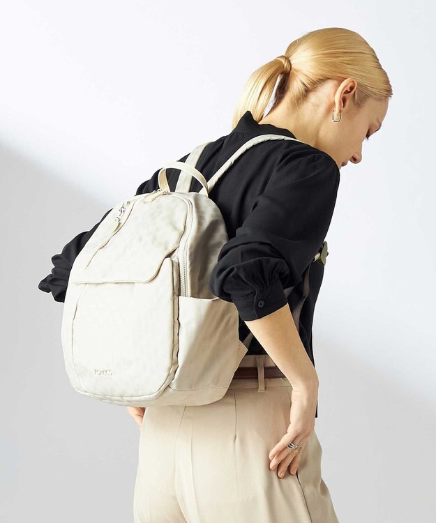 Y'SACCS Polka Dots リュックサック アイボリー