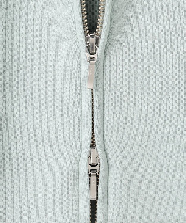 J.PRESS LADIES ダンボールジャージー パーカー スモーキーミント系