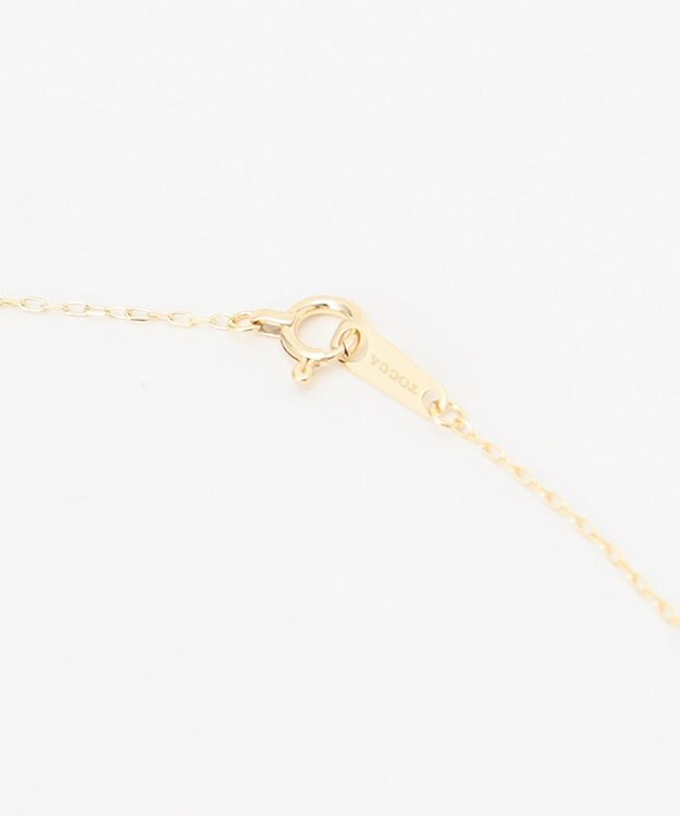 TOCCA 【WEB限定】FRILL DIAMOND NECKLACE K10 ダイヤモンド ネックレス ゴールド系