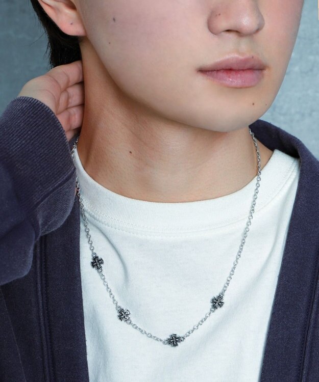 WEGO Mモチーフチェーンネックレス 柄2