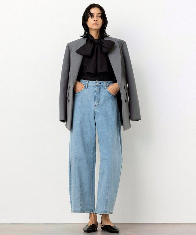 NAVE 【Nave・手洗い可】オーガンジーブラウス ブラック系