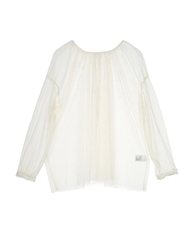 Green Parks ２ＷＡＹチュールギャザープルオーバー Ecru