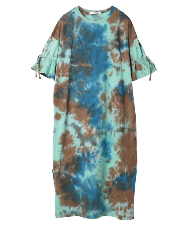 Green Parks ・ｎｏｖｅｍ　９　タイダイＴＥＥワンピース Brown