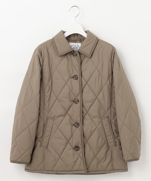 J.PRESS LADIES L 【抗菌防臭】コンパクトタフタプレミアム撥水 ショート アウター ブラウン系