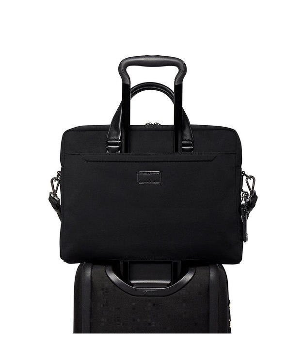 TUMI ビジネスバッグ メンズ TUMI HARRISON 「アヴォンデール」トップ・ジップ・ブリーフ ブラック