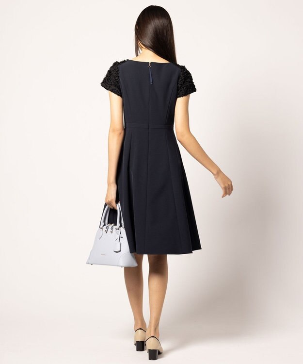 TOCCA 【00サイズあり・洗える】FLY FRERRY ドレス ネイビー×ブラック