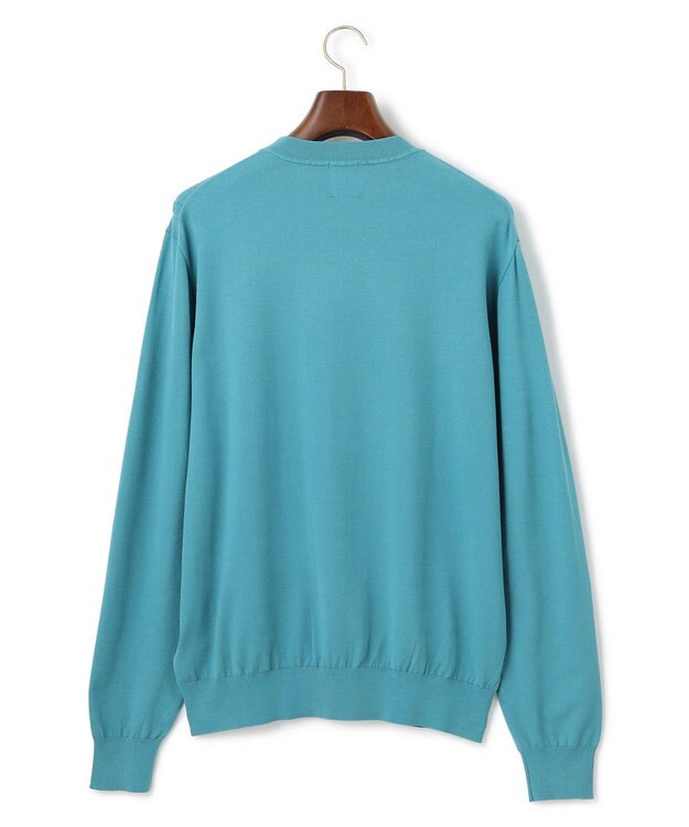 J.PRESS MEN 【ストレッチ性 / イージーケア】【FLEX YARN】クルーネックニット スカイブルー系