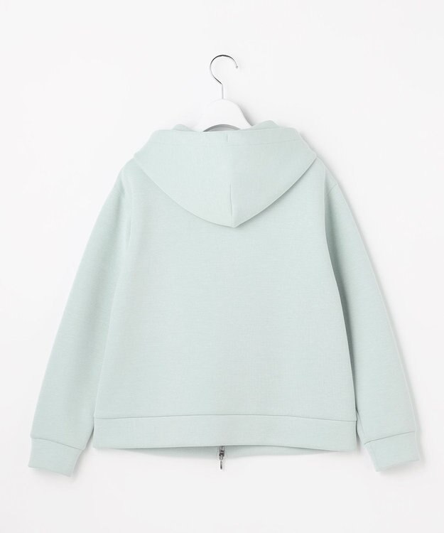 J.PRESS LADIES ダンボールジャージー パーカー スモーキーミント系