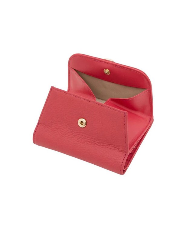 CLATHAS エクセ 外ボックス二つ折り財布 ピンク