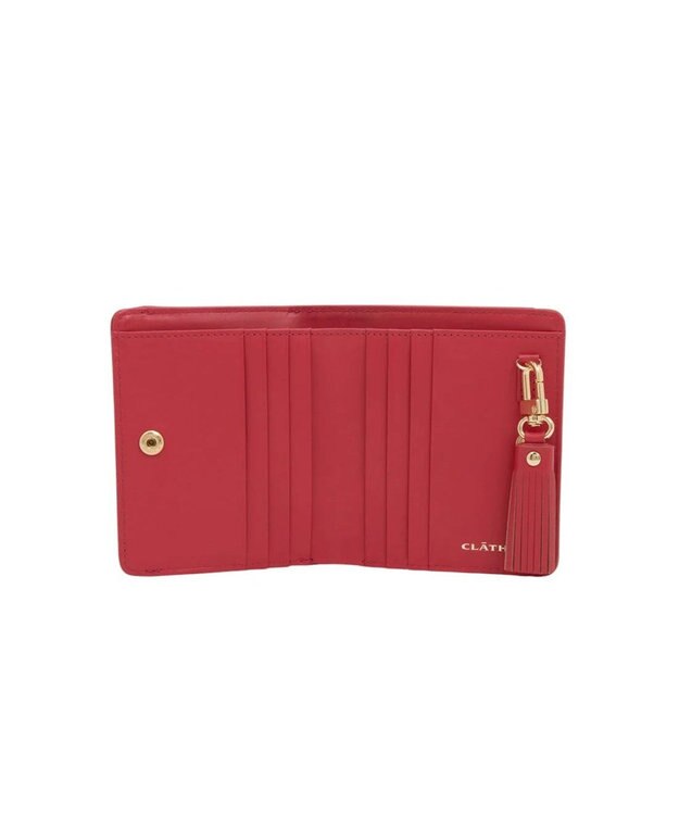 CLATHAS エクセ 外ボックス二つ折り財布 ピンク