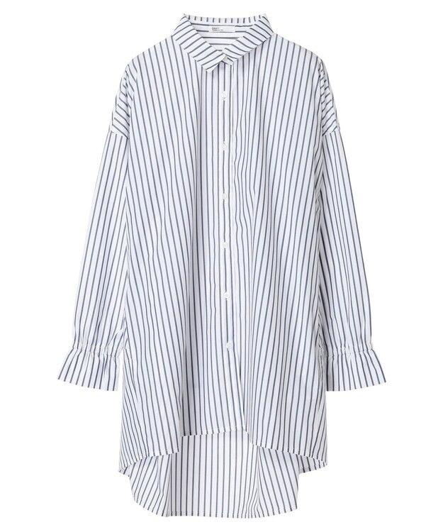 CRAFT STANDARD BOUTIQUE イージーケアコクーンポケ付きチュニック White