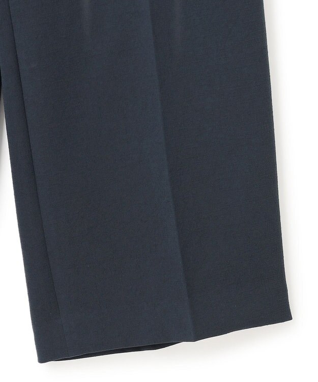 JOSEPH 【洗える】ダブルクレープ　ワイドトラウザーズ Navy