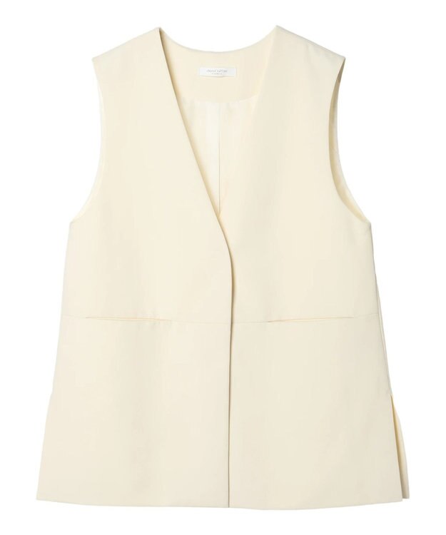 Green Parks きれいシルエットジレ Ivory