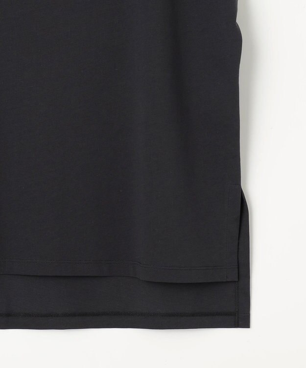 23区 S 【洗える】トリミングジャージー カットソー ブラック系