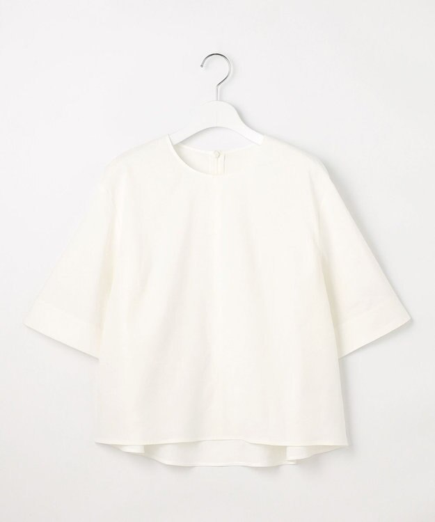 自由区 【セットアップ対応・洗える】LIPストレッチプルオーバー ブラウス オフ