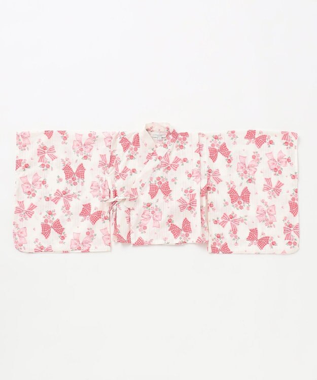 ANY KIDS 3WAY ロング丈 浴衣 セット リボン総柄