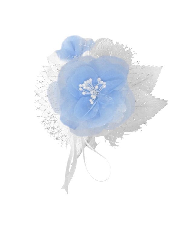 MIKI HOUSE HOT BISCUITS 【ミキハウス】 チュール付きコサージュ