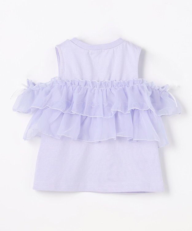 ANY KIDS 3WAY フリルドッキングTシャツ サックスブルー