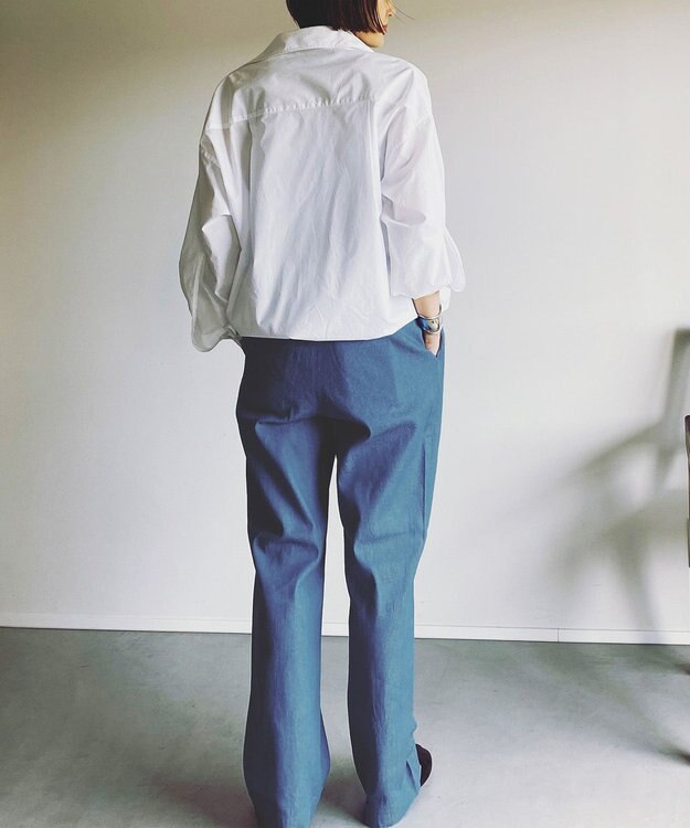 woadblue GLORY ツータック パンツ BLUE