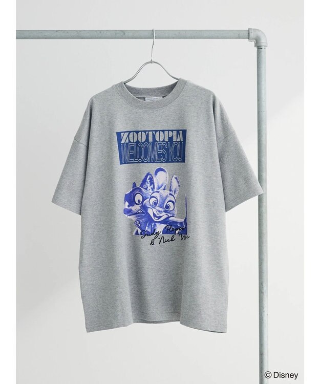 Green Parks ズートピア／グラフィックＴＥＥ Gray Mixture