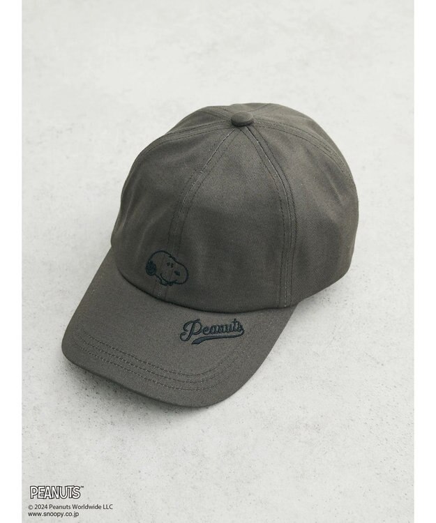 Green Parks ■ＰＥＡＮＵＴＳ　刺繍ＣＡＰ Charcoal Gray