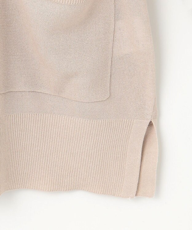 J.PRESS LADIES S 【洗える】Vis/Peスパーク ニット カーディガン ベージュ系