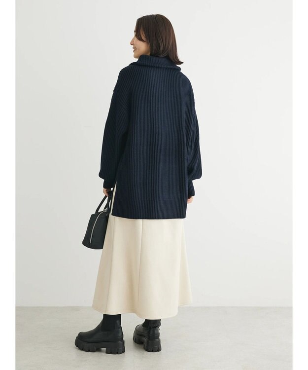 Green Parks Ｚｉｐ付きアゼニットチュニック Navy