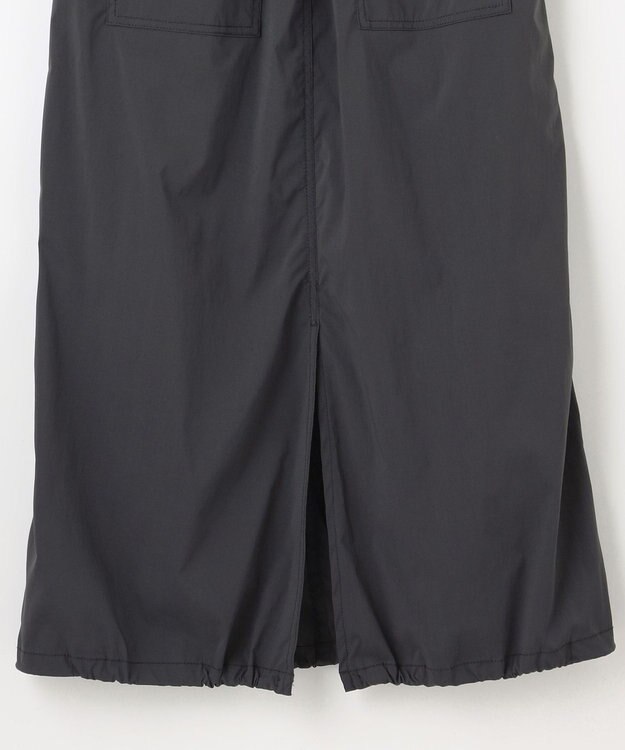 ANY L 【ウエストゴム】撥水ナイロンベイカースカート スミクロ