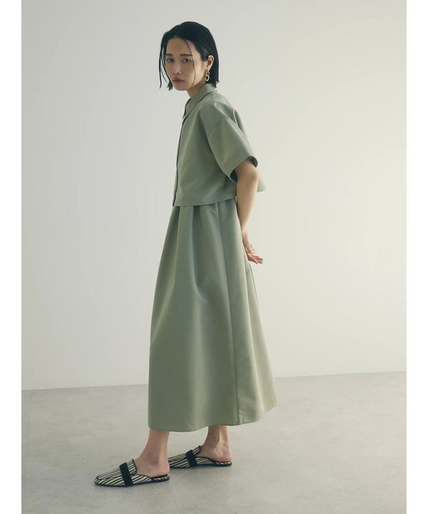 Green Parks armonia．ＳＥＴ２点　シャツワンピース Green