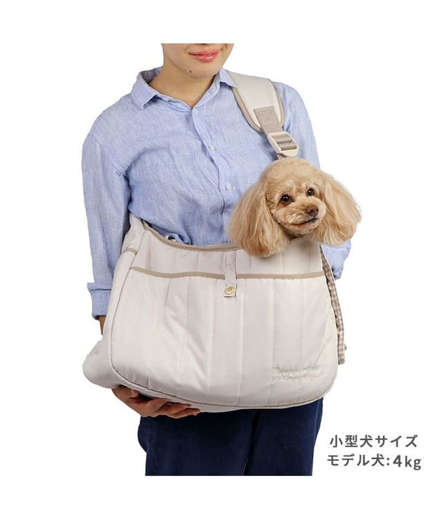 PET PARADISE ペットパラダイス キルティング スリング M 小型犬 約4～8㎏ ベージュ