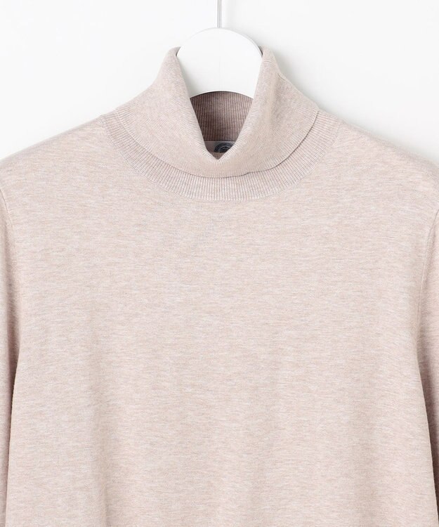 J.PRESS LADIES L 【人気のため新色追加】PRINCE タートルネック ニット トップベージュ系