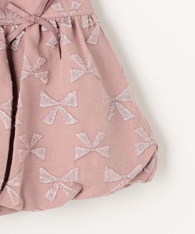 ANY KIDS リボン バルーンスカート ピンク