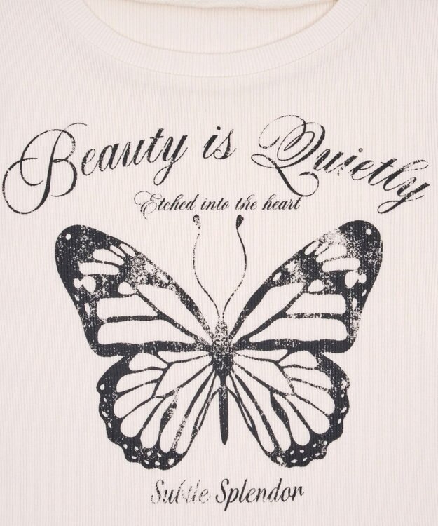 WEGO ヴィンテージウォッシュグラフィックリブT 柄2