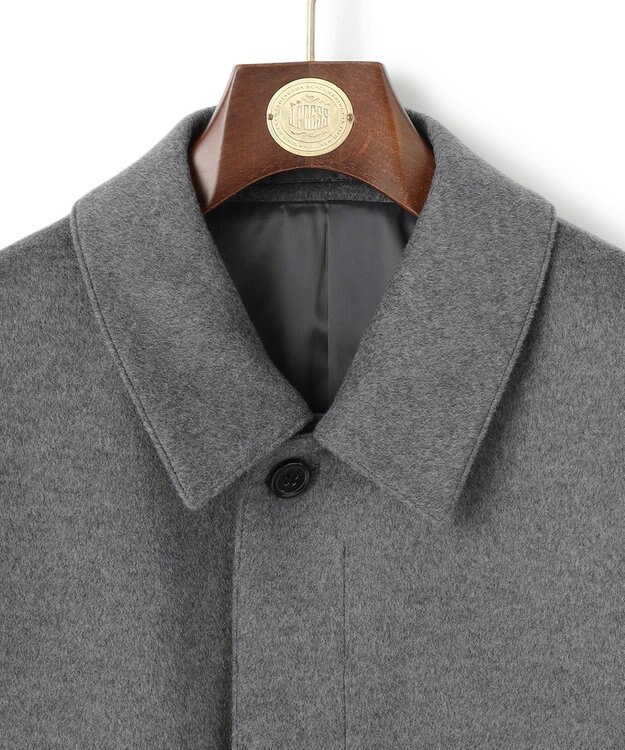 J.PRESS MEN 【WEB・一部店舗限定】ウールカシミヤビーバーステンカラー コート グレー系