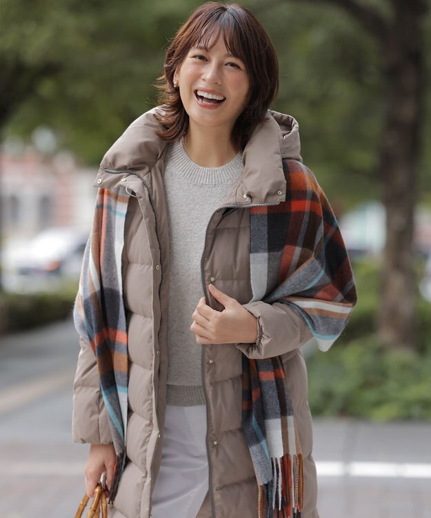 カシミヤチェック マフラー / J.PRESS LADIES | ファッション通販