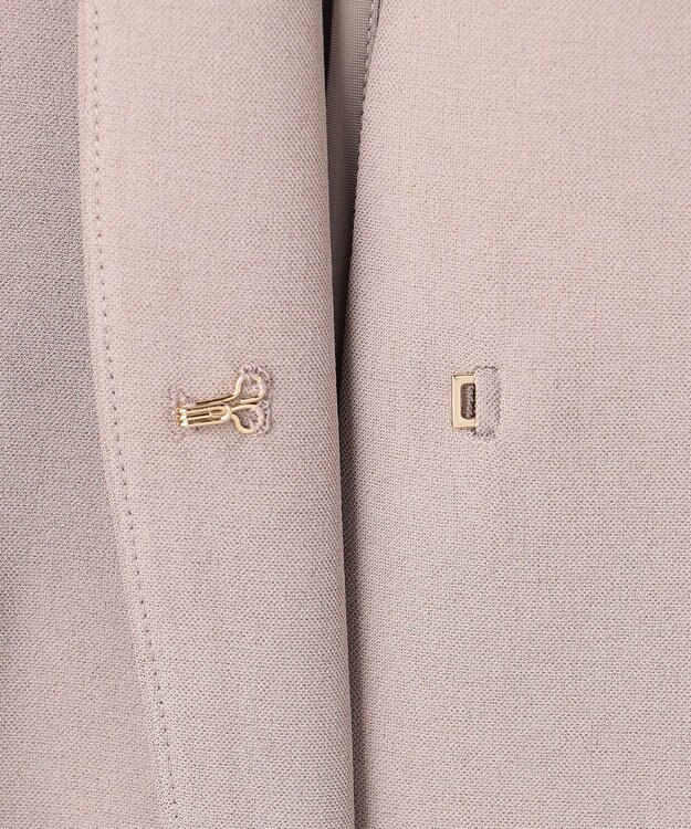 ANY SIS L スマートビューティーストレッチカラーレス ジャケット グレージュ