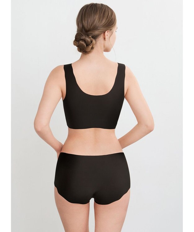 WACOAL 【GOCOCi ゴコチ】 ショーツ はきこみ丈あさめ まるでつけていないようなはきごこち フラット仕上げ CGG535とペア PGG135 /ワコール ブラック