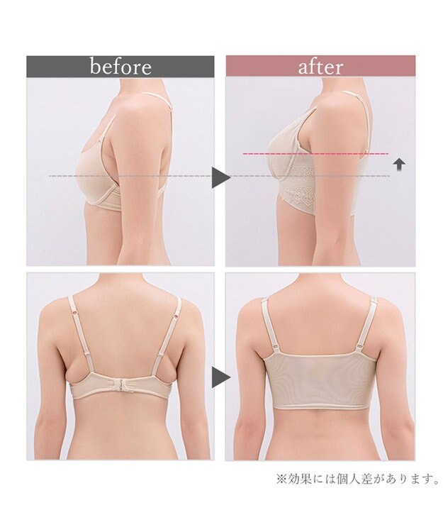 BRADELIS New York 【BRADELIS Me / ノンワイヤー・バストアップ】Plushブラ25S1 ブラデリス 補正 ノンワイヤー ブラジャー 補整下着 エクリュ