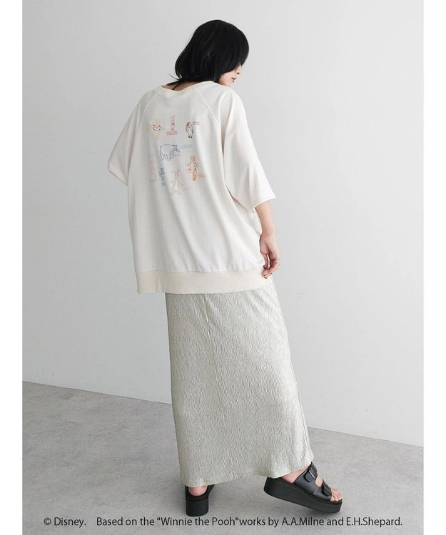 Green Parks Ｗｉｎｎｉｅ　ｔｈｅ　Ｐｏｏｈ／７分袖プルオーバー Ivory