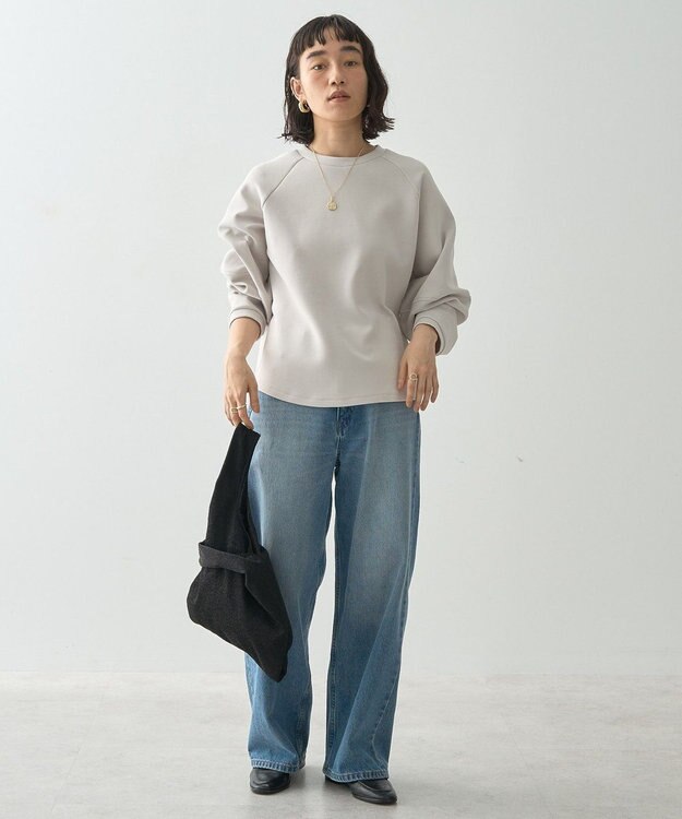 AMERICAN HOLIC 袖ボリュームポンチプルオーバー Light Gray