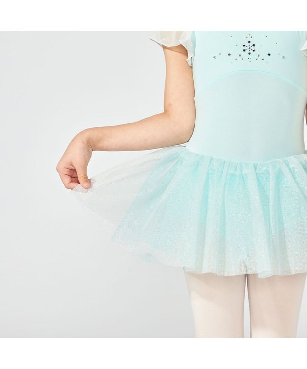 Chacott スカート付レオタード アイスグリーン