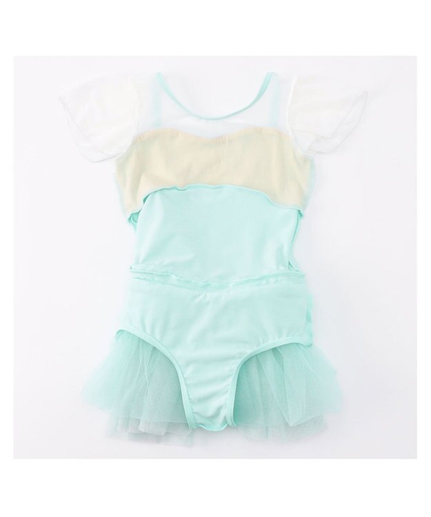 Chacott スカート付レオタード アイスグリーン