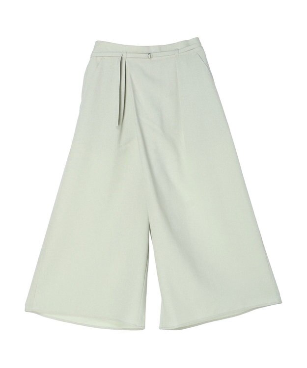 Green Parks 接触冷感　ベルト付ガウチョパンツ Mint