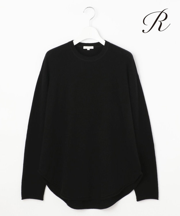 R(アール)】ウールカシミヤ ラウンドヘム ニット / 23区 S R(アール)】ウールカシミヤ ラウンドヘム ニット / 23区 S