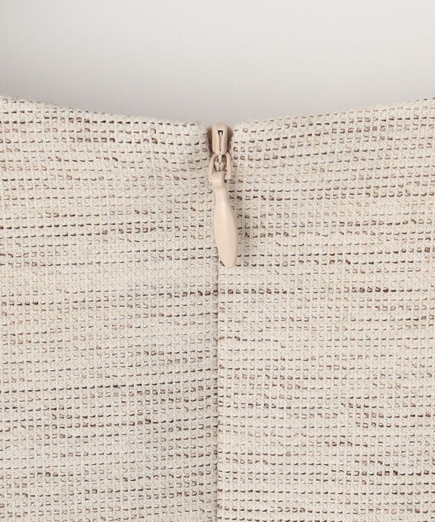 J.PRESS LADIES ライトツイードストレッチ ブラウス ベージュ系1